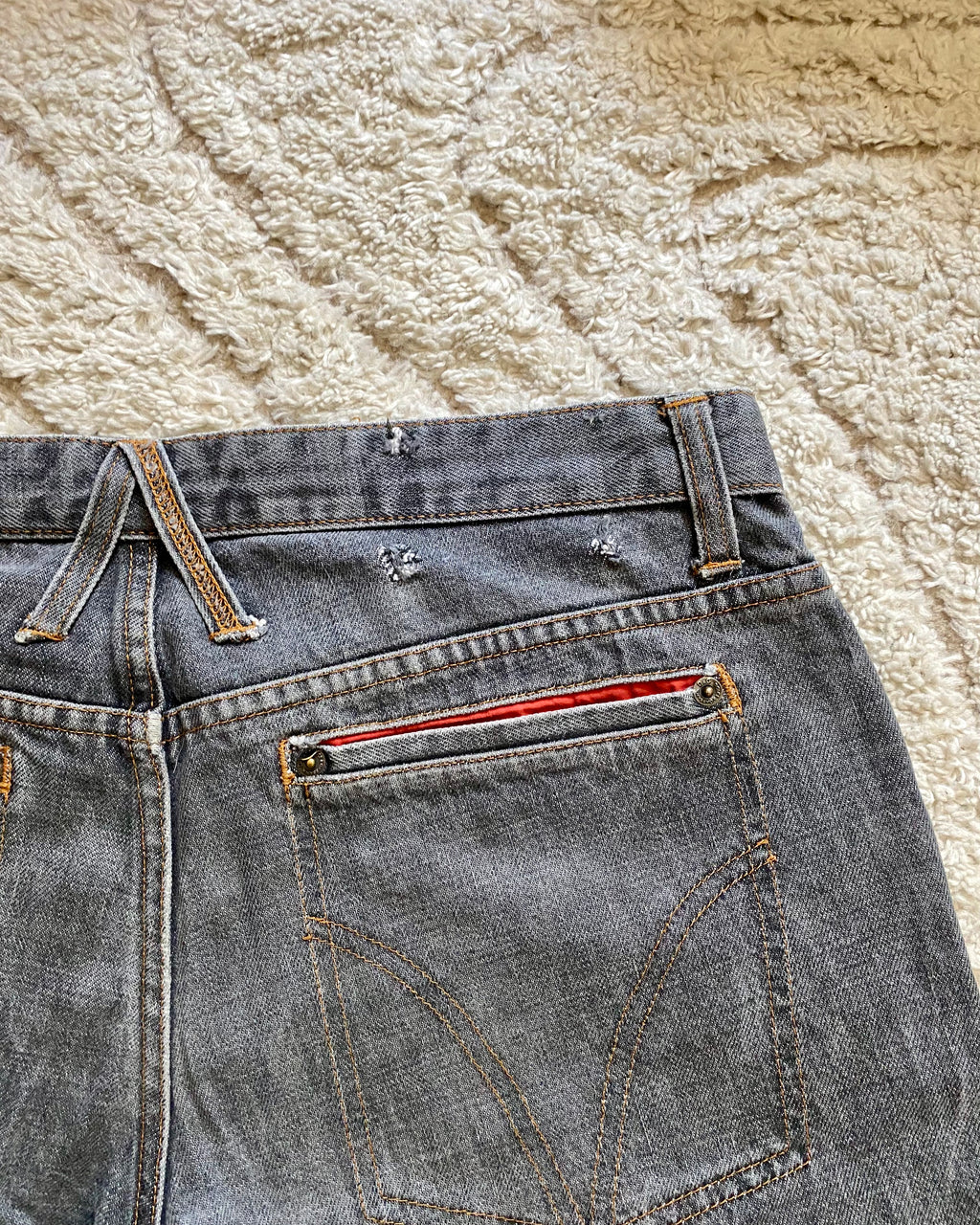 AW03 Dolce & Gabbana Grey Jeans