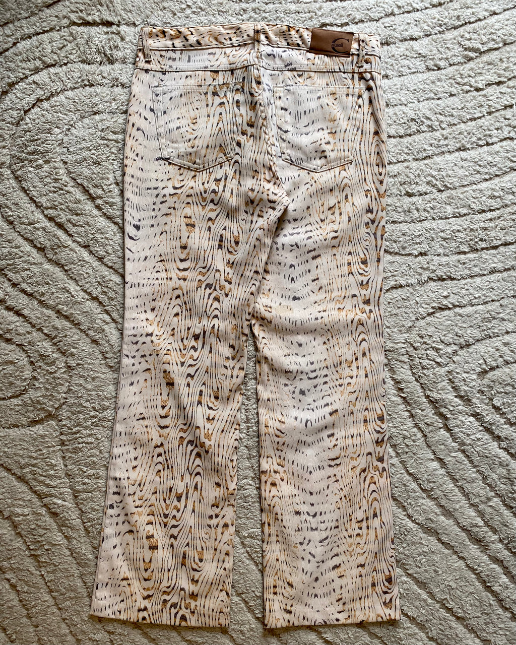Cavalli Tree Trunk Pants