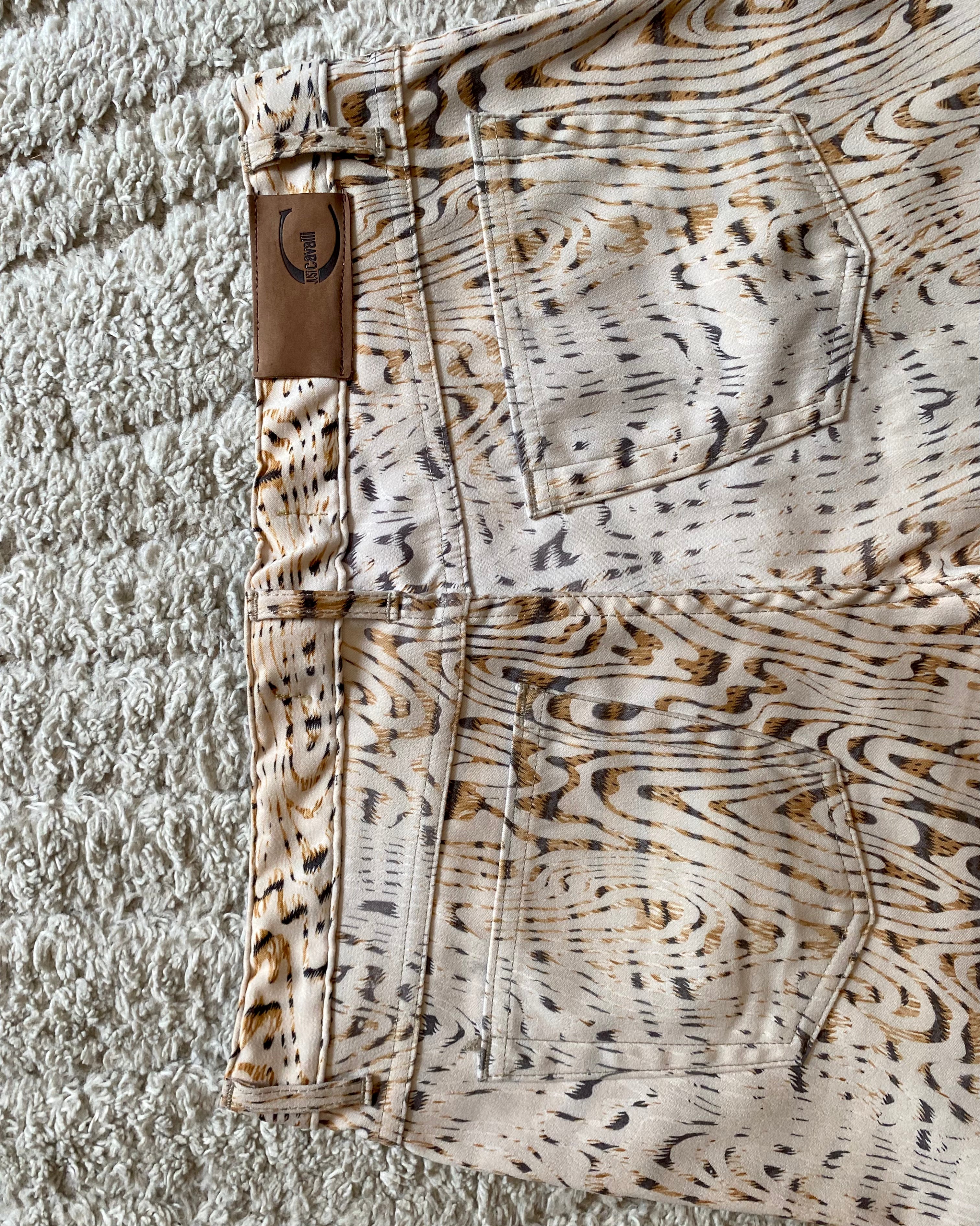 Cavalli Tree Trunk Pants