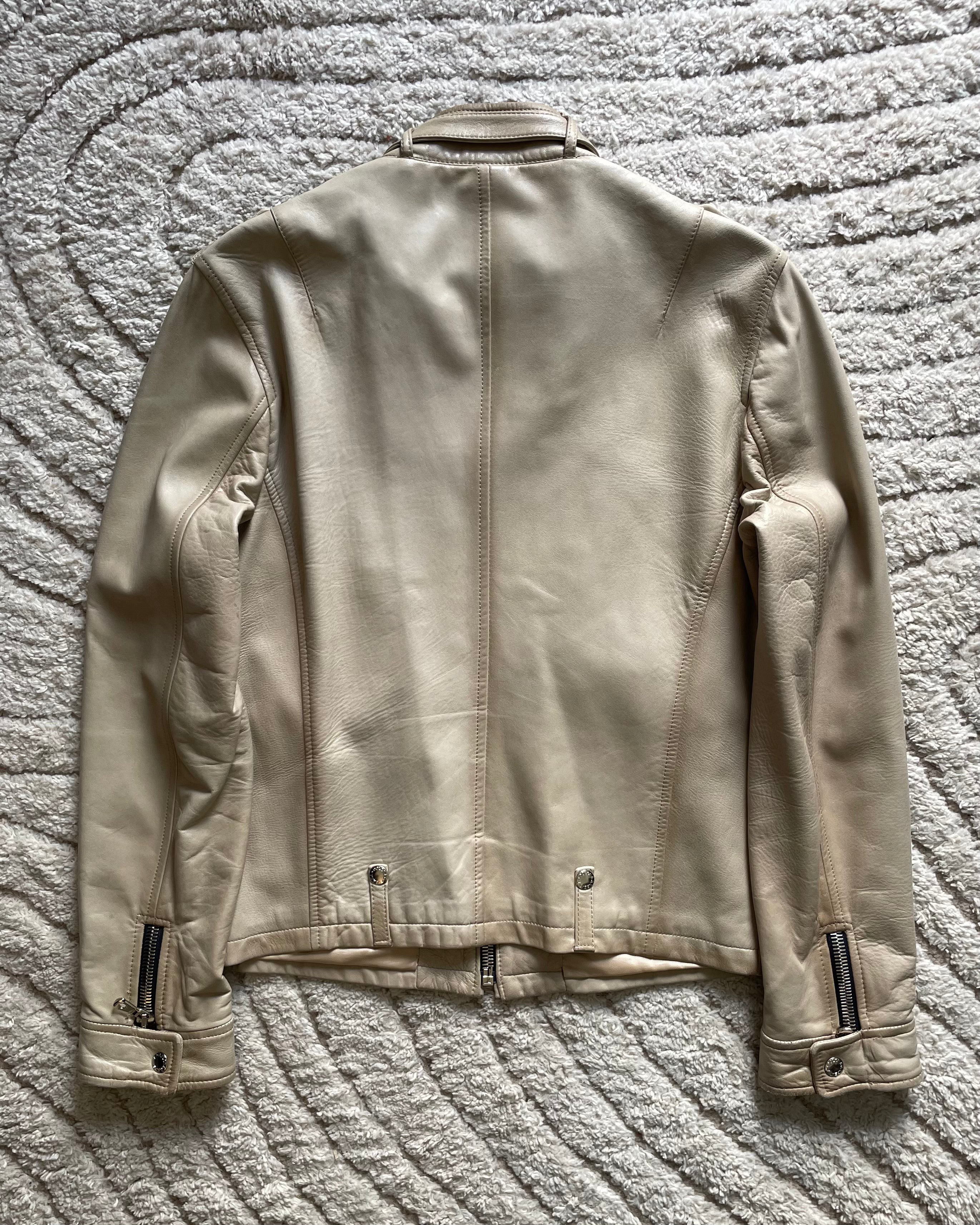 SS2006 Dolce & Gabbana Biker Leather Jacket (L)