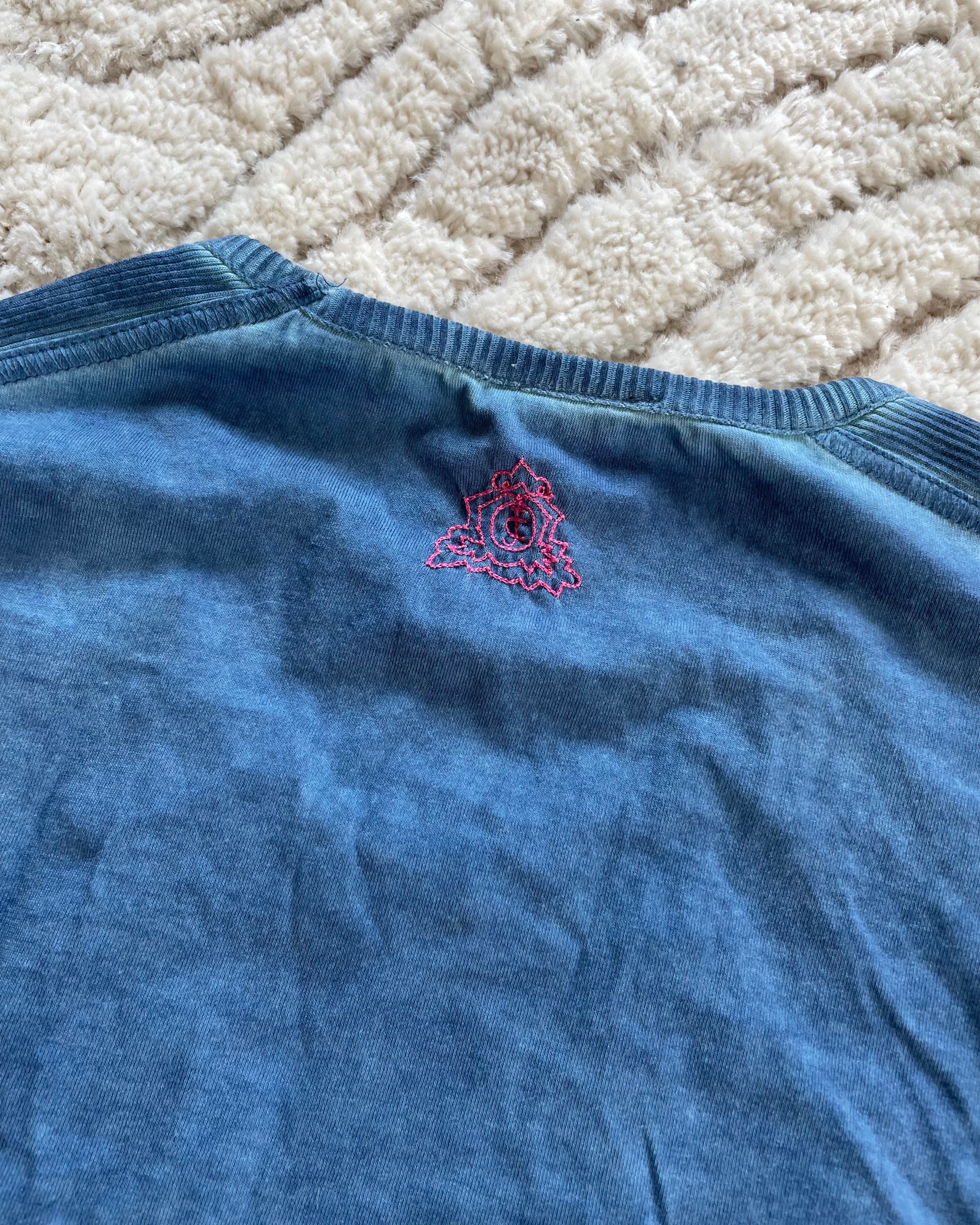 00s Cavalli Fighting Deers ペインティング 長袖 (M)