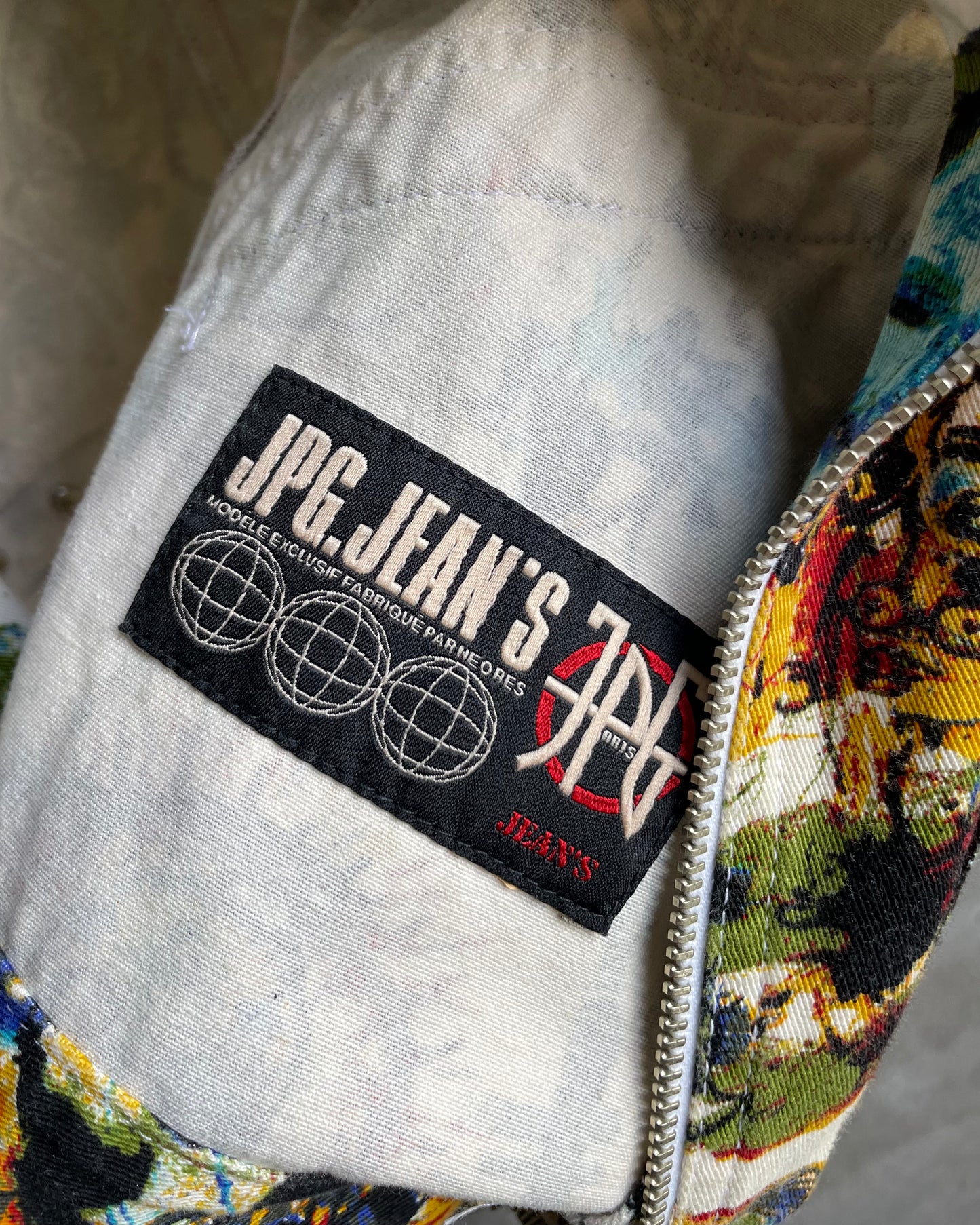 SS00 Jean Paul Gaultier Jean-Michel Basquiat 牛仔夹克 (S)