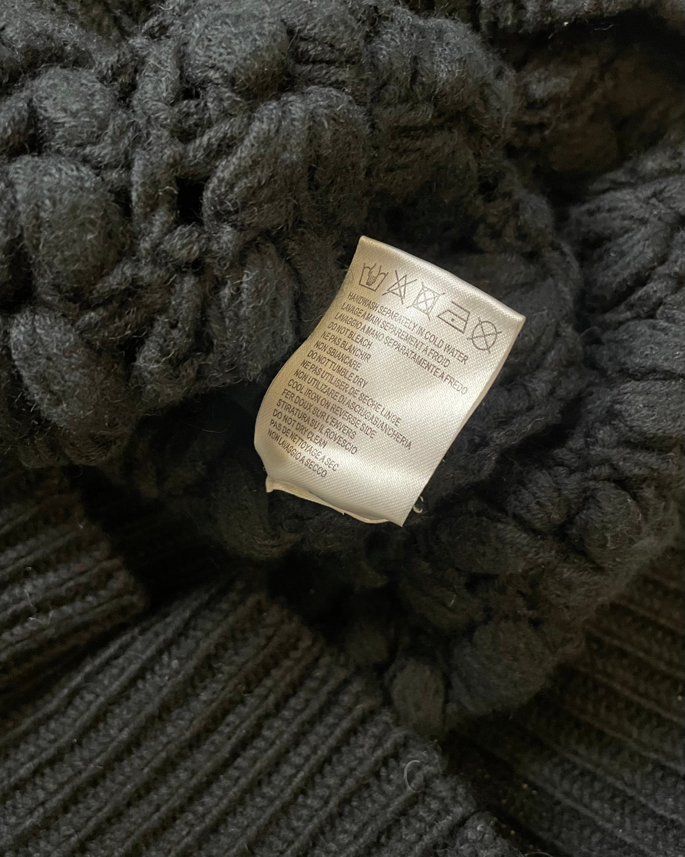 Pierre Balmain Vintage Black Wool sweater (L)