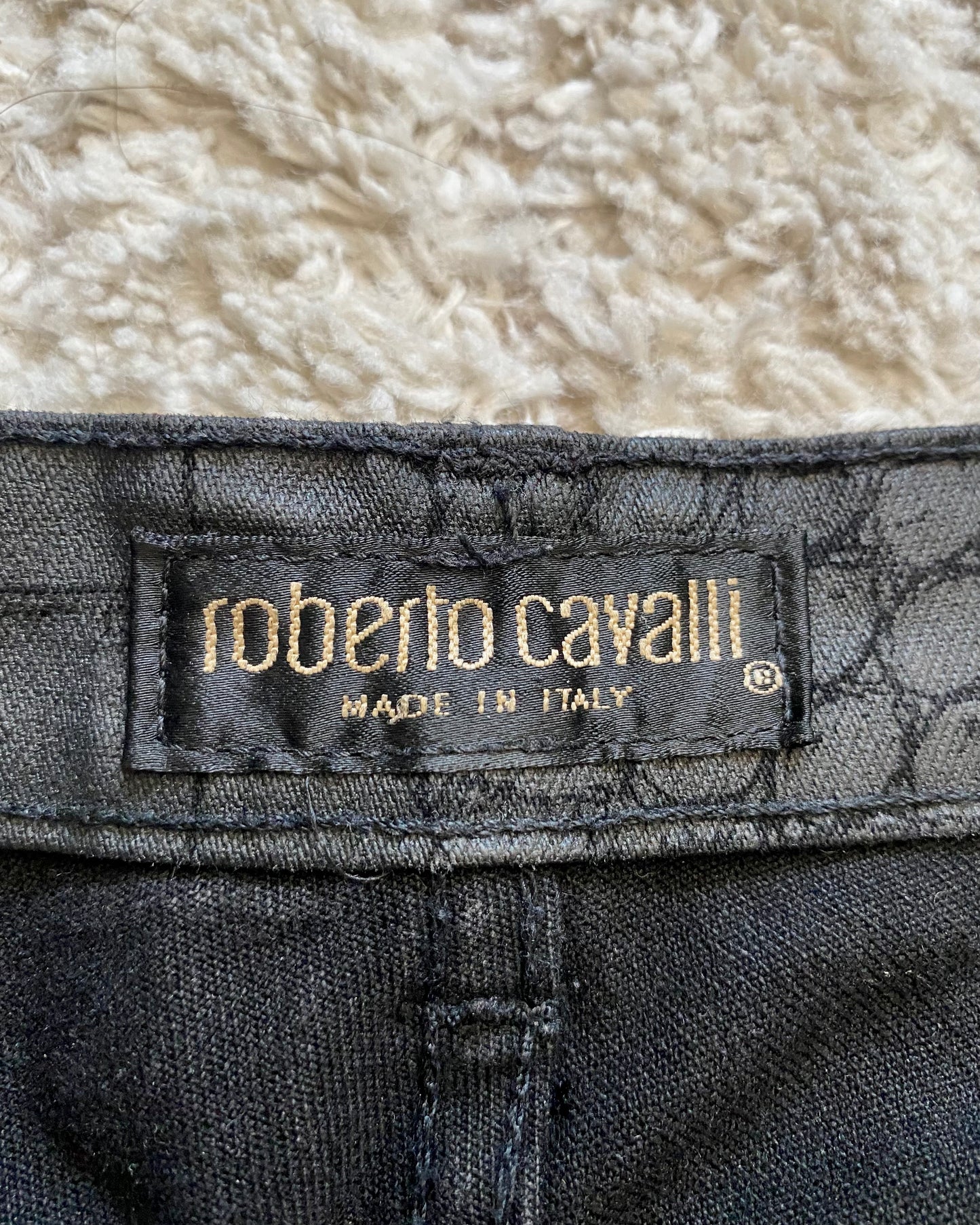 Roberto Cavalli Crocodile Pants (S)