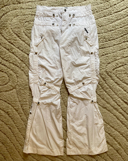 SS04 Dolce & Gabbana Flaired Cargo Pants (XS)