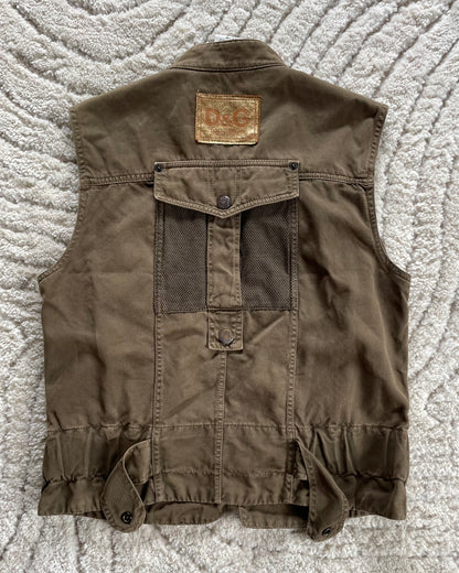 SS03 Dolce & Gabbana Utility Cargo Vest (S)