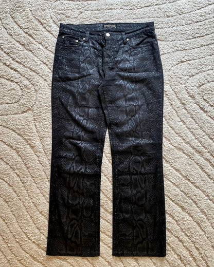 00s Roberto Cavalli Snake Pants (S)