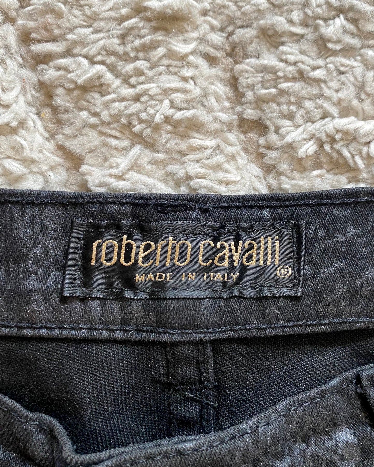 00 年代 Roberto Cavalli 蛇纹裤 (S)