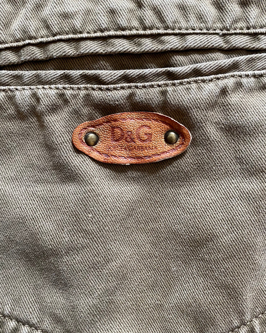 2004 Dolce & Gabbana Sleeve Belt Pants