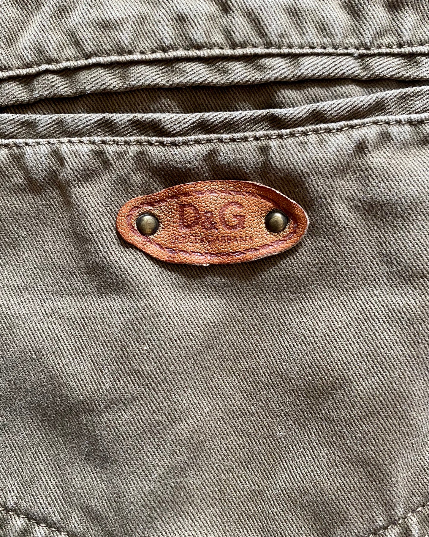 2004 Dolce & Gabbana Sleeve Belt Pants (M)