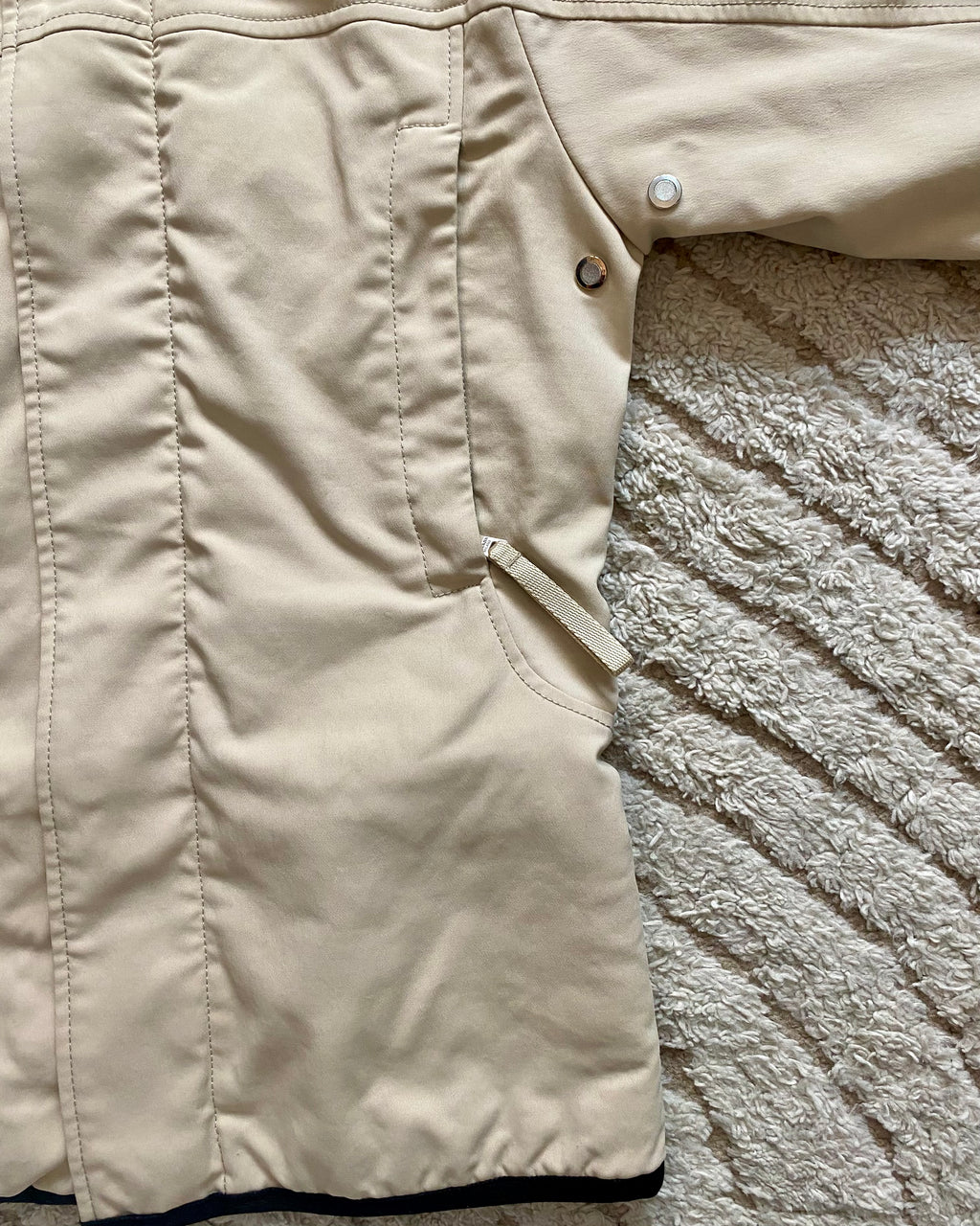 00年代 プラダ クリーム ジャケット (M)