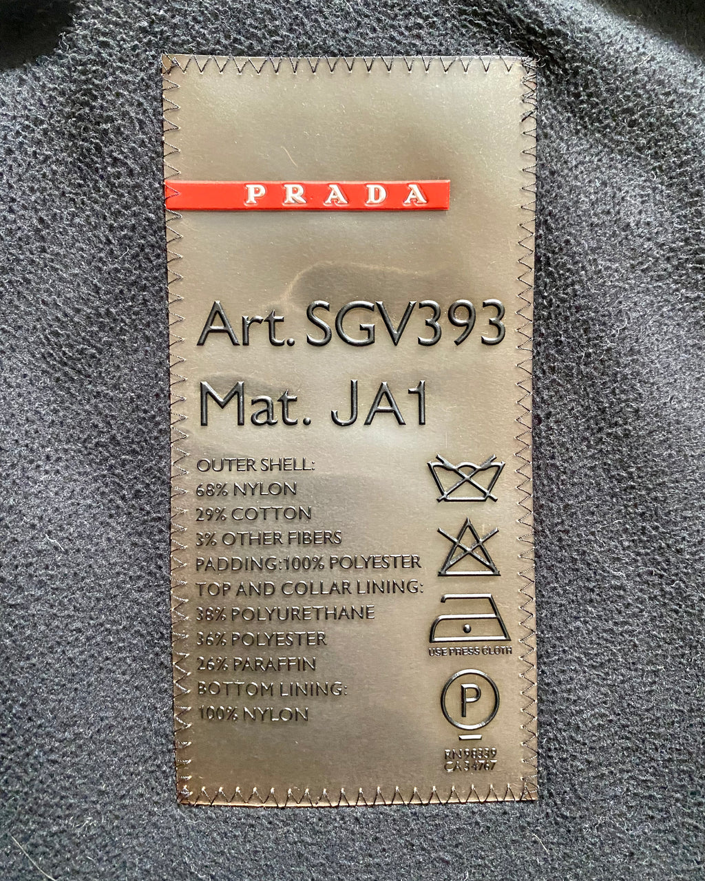 00年代 プラダ クリーム ジャケット (M)