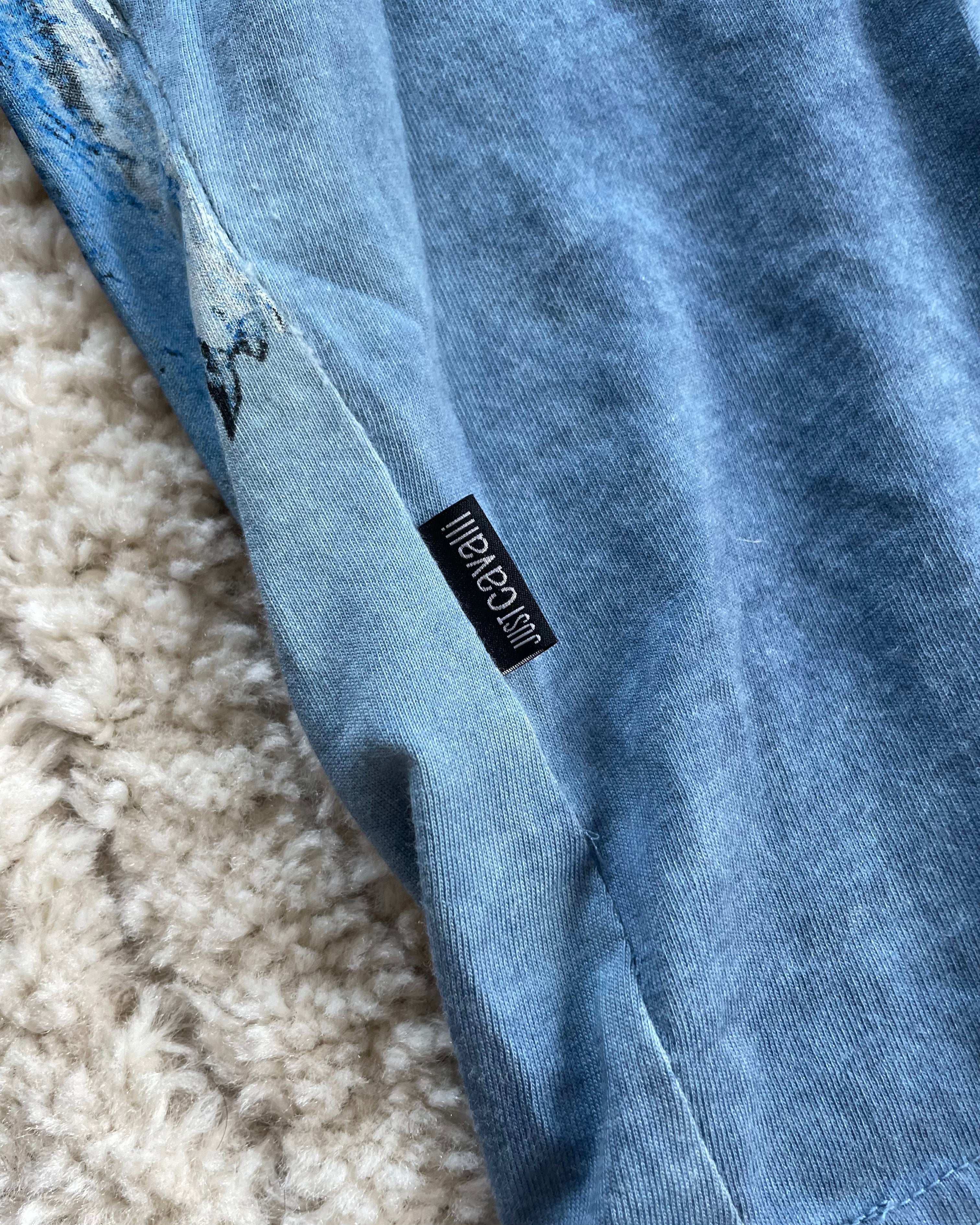 00s Cavalli Fighting Deers ペインティング 長袖 (M)