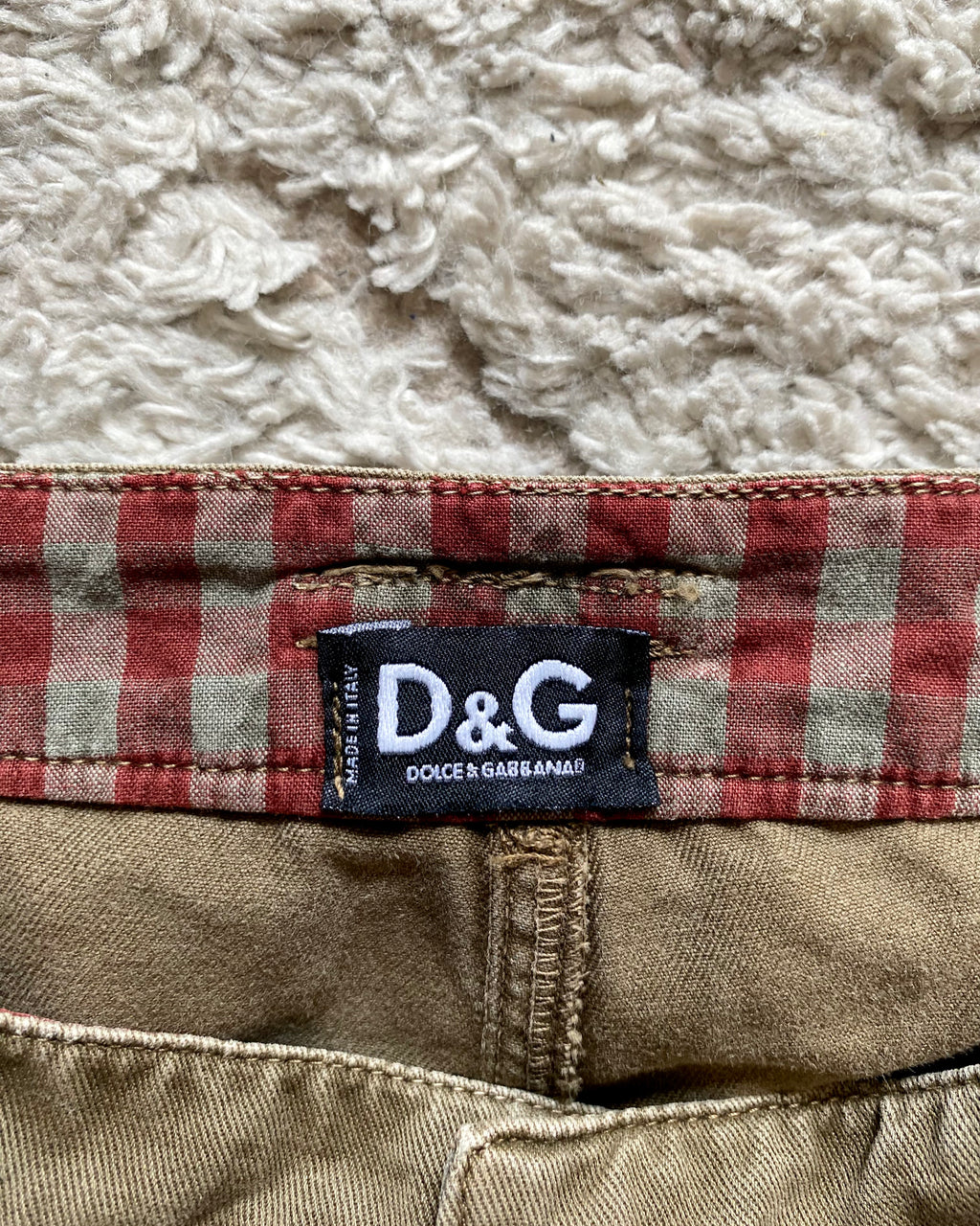 2004 Dolce & Gabbana Sleeve Belt Pants