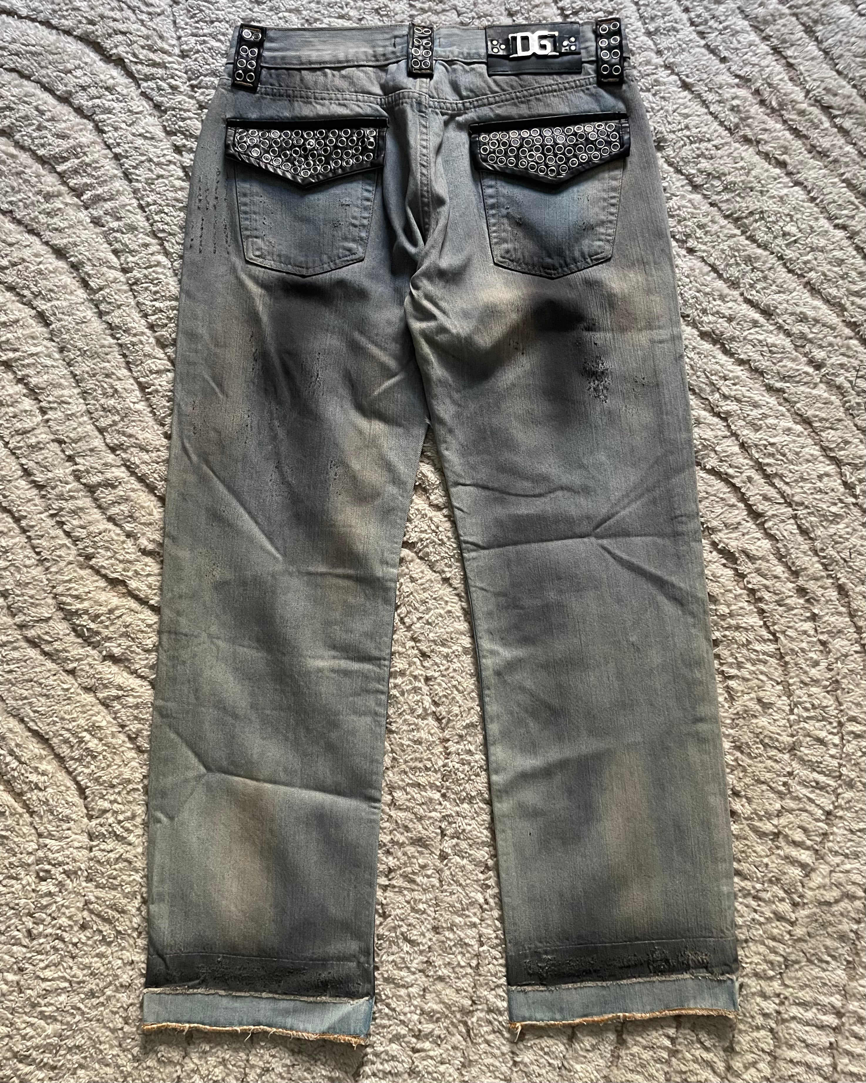 Dolce Gabbana Burn Rockstar Denim Pants (M)