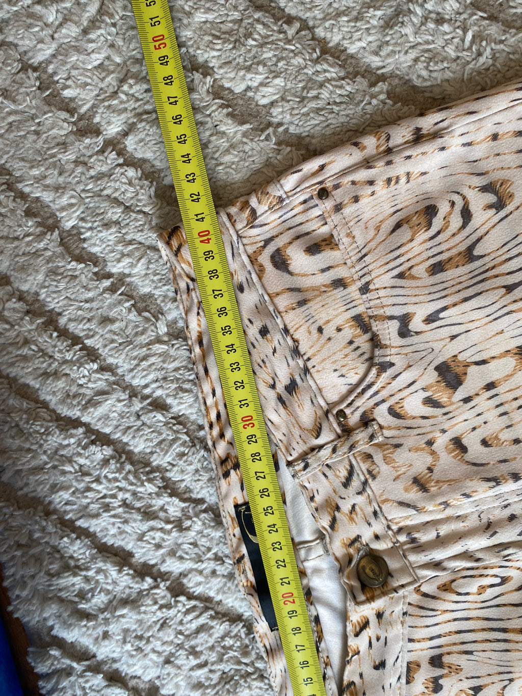 Cavalli Tree Trunk Pants