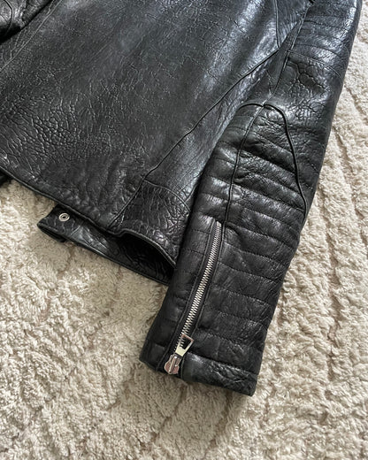 Balmain X H&M Biker Leather Jacket (M)