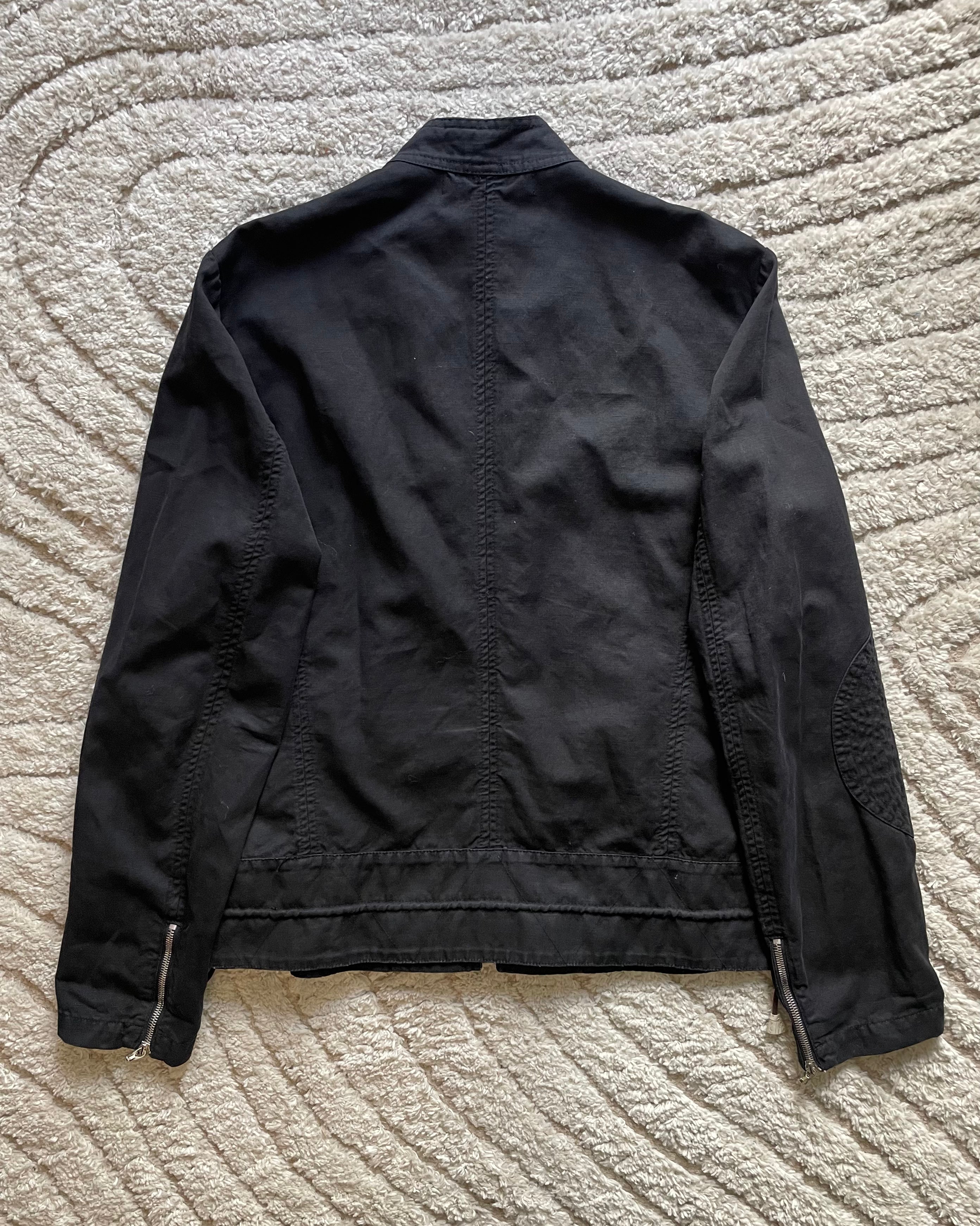 SS2005 カヴァリ バイカー 5 ジップ ジャケット (L)