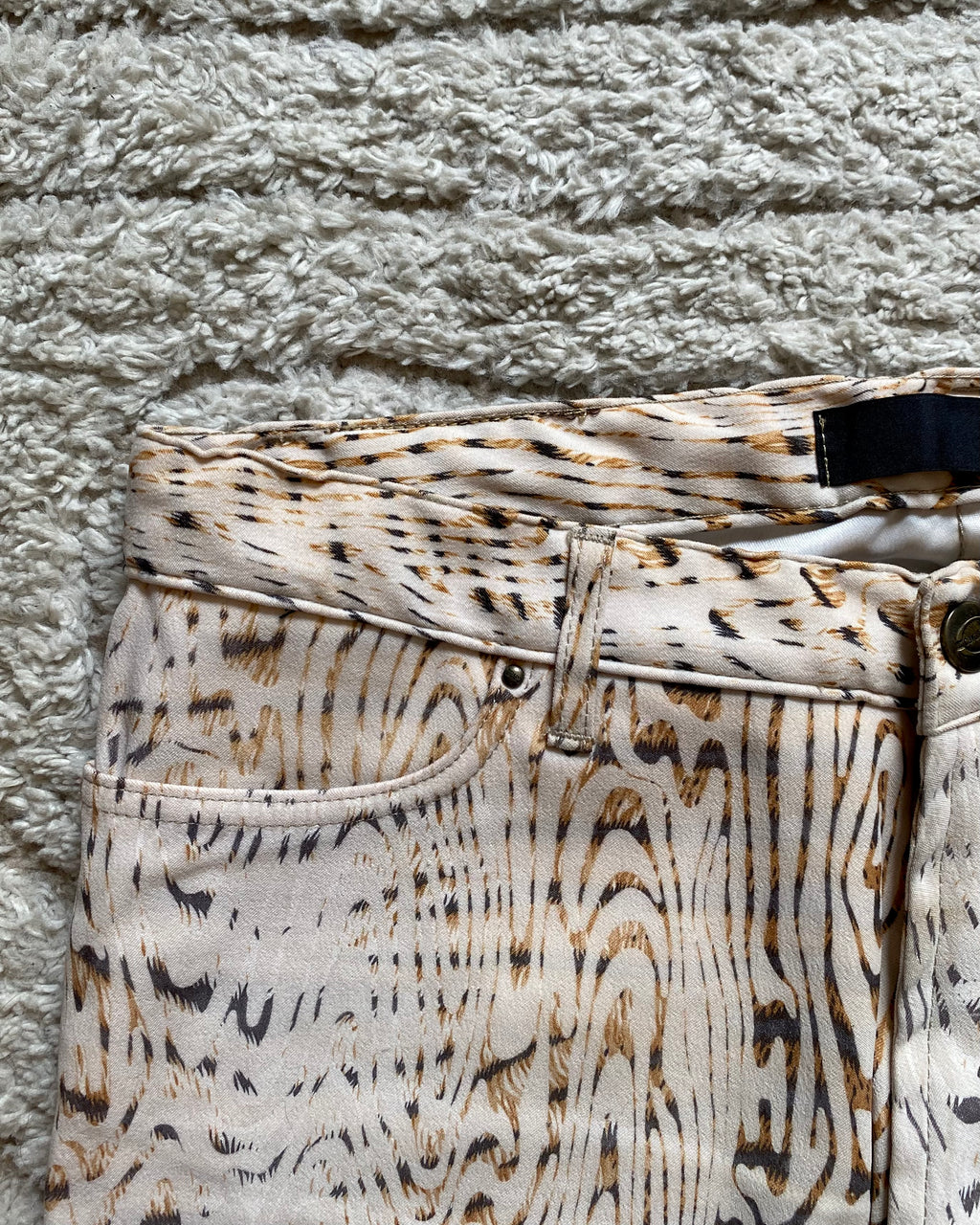 Cavalli Tree Trunk Pants