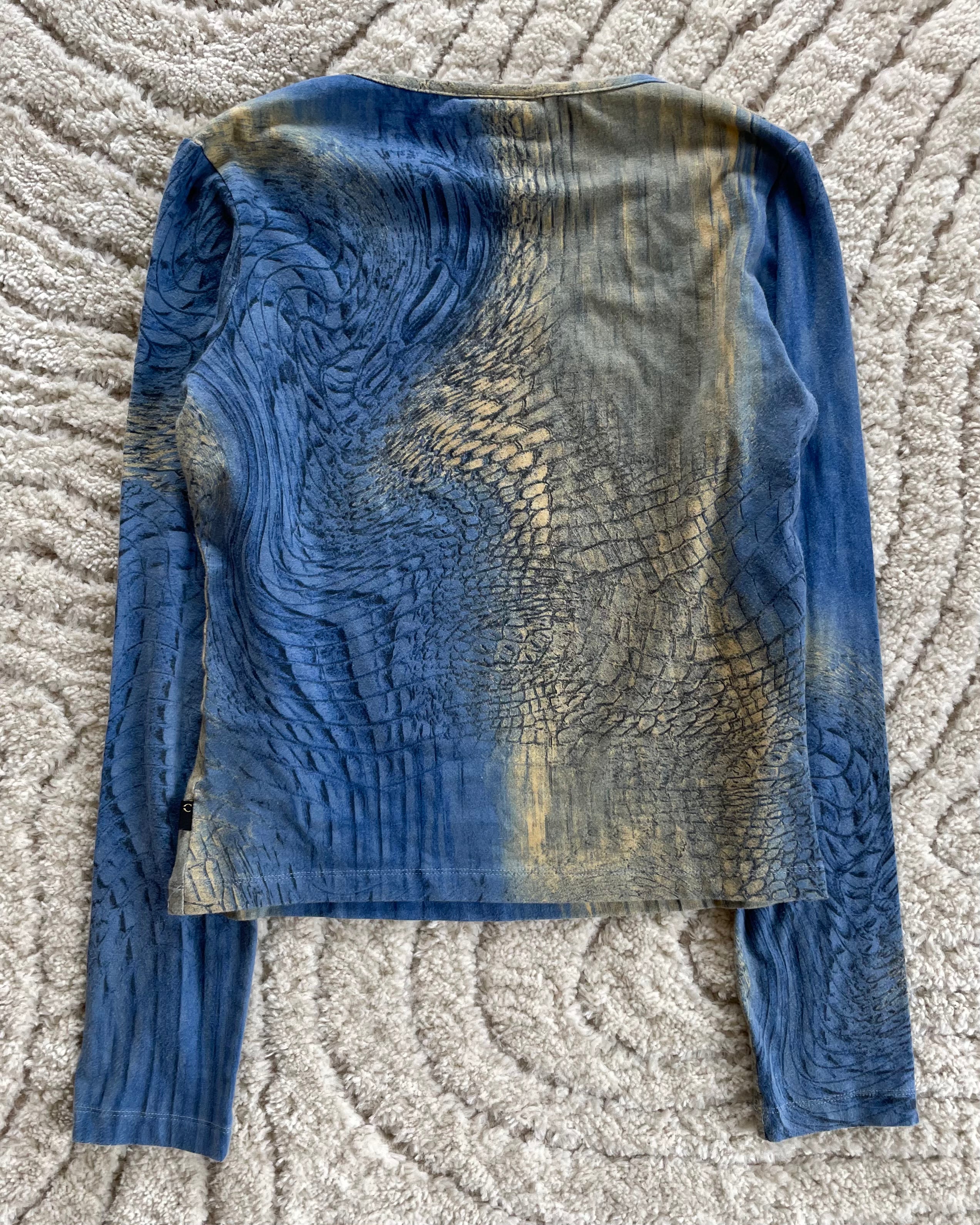 ロベルト カヴァリ クロコダイル ハルシネーション トップ (XS)