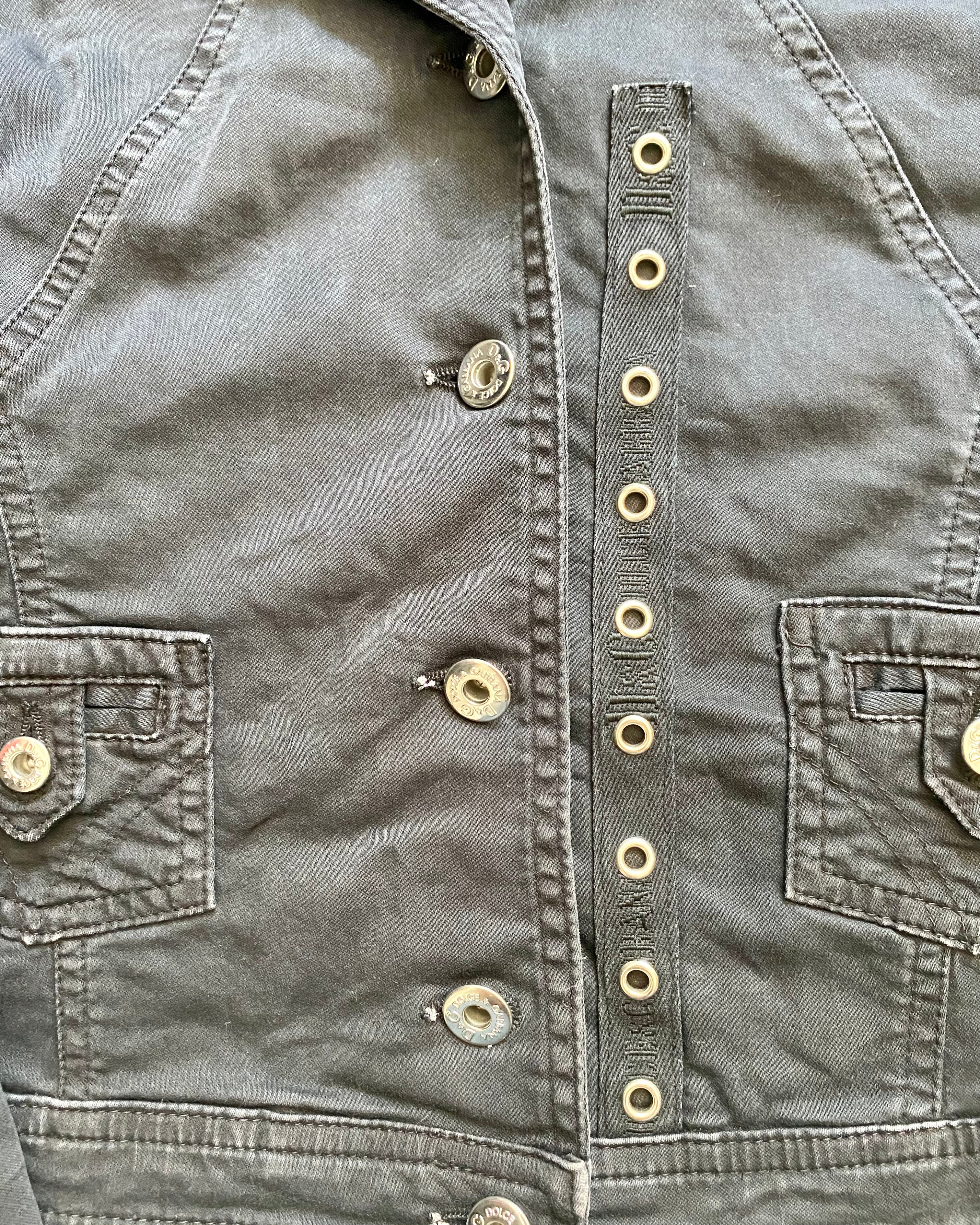 00年代 ドルチェ&amp;ガッバーナ ミリタリージャケット(XS)