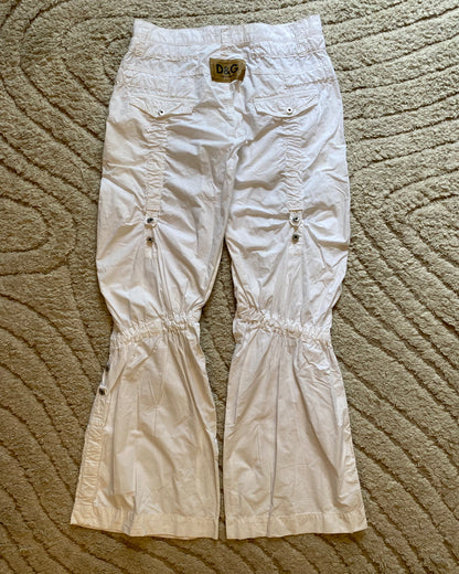 SS04 Dolce & Gabbana Flaired Cargo Pants (XS)