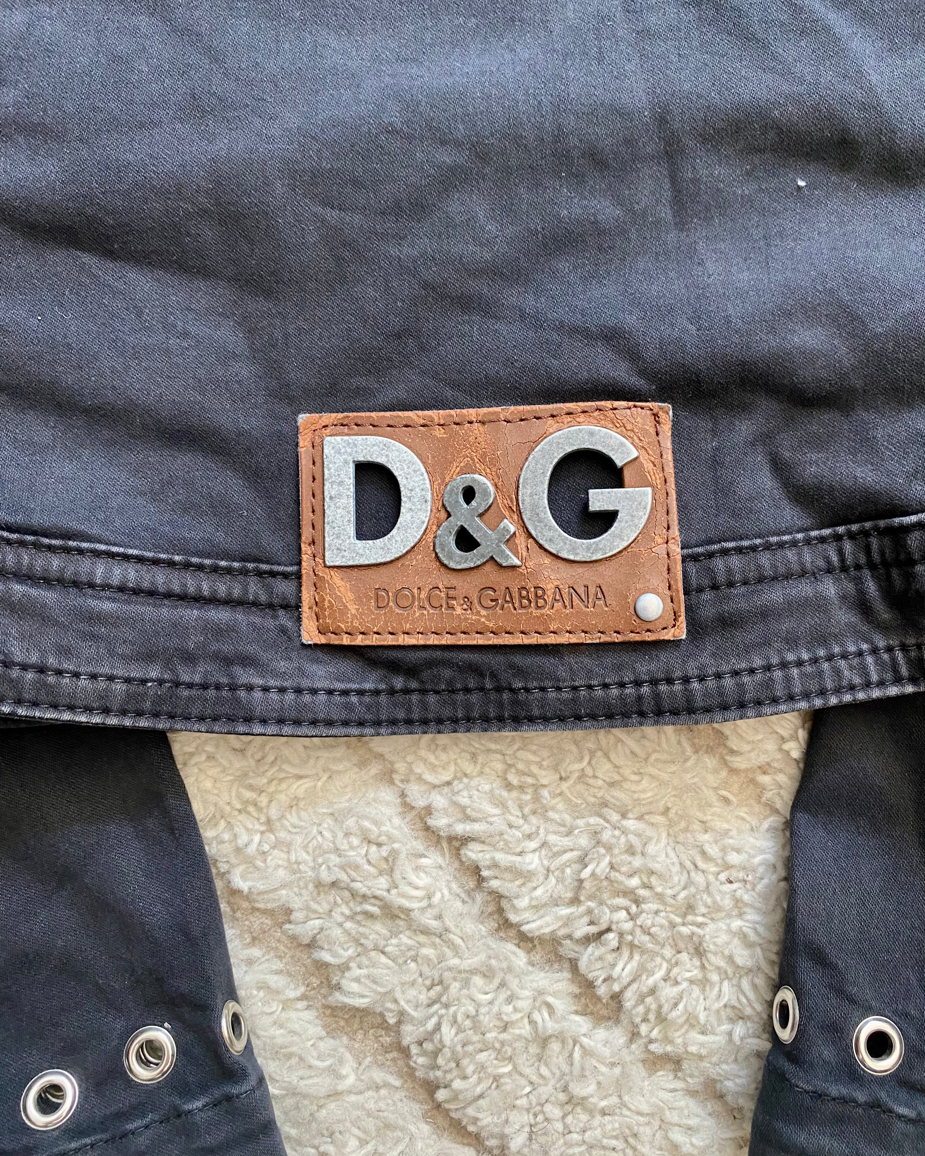 00年代 ドルチェ&amp;ガッバーナ ミリタリージャケット(XS)