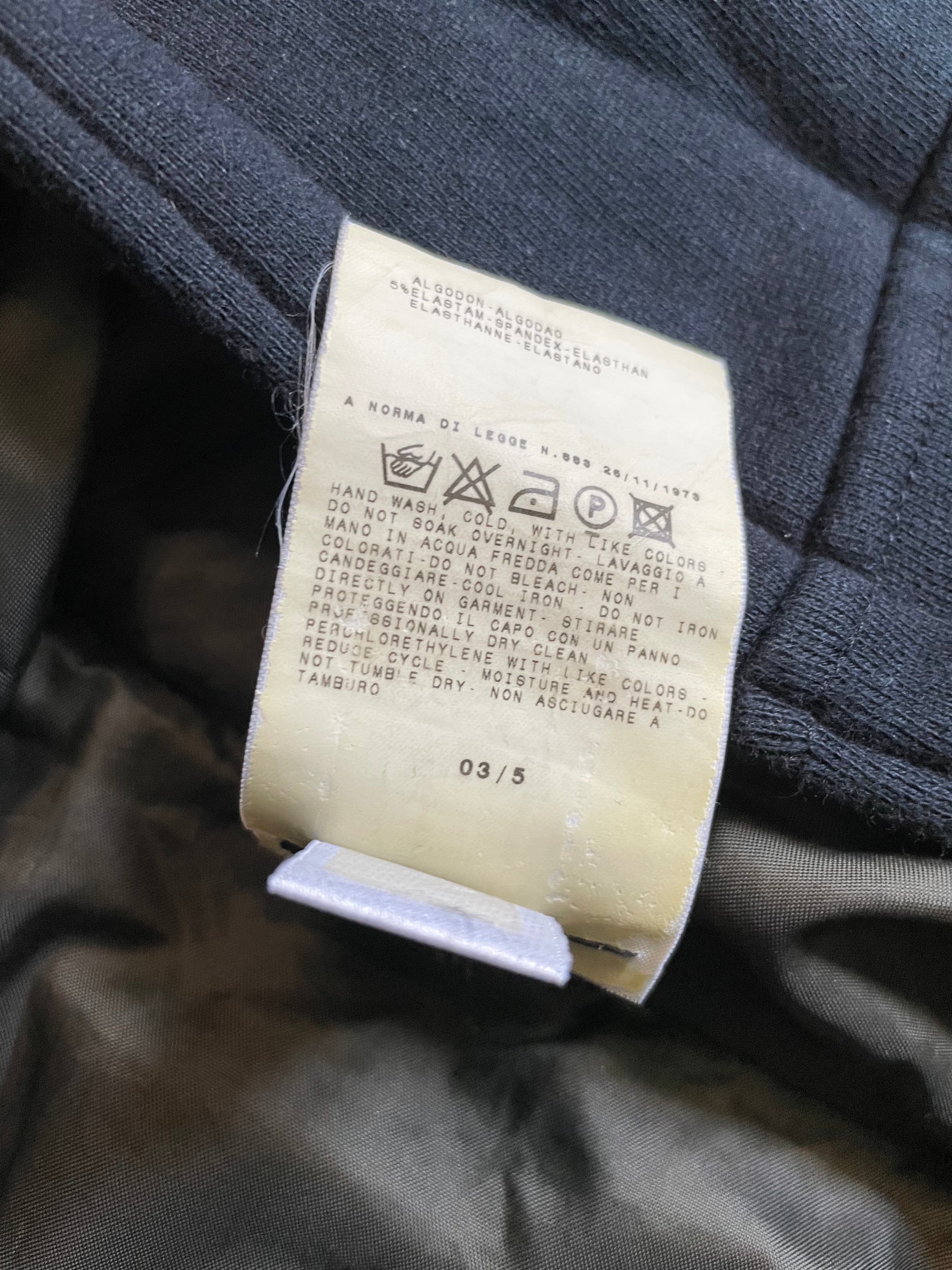 AW2003 Dolce & Gabbana  Multi-Zip Navy Hoodie (M)