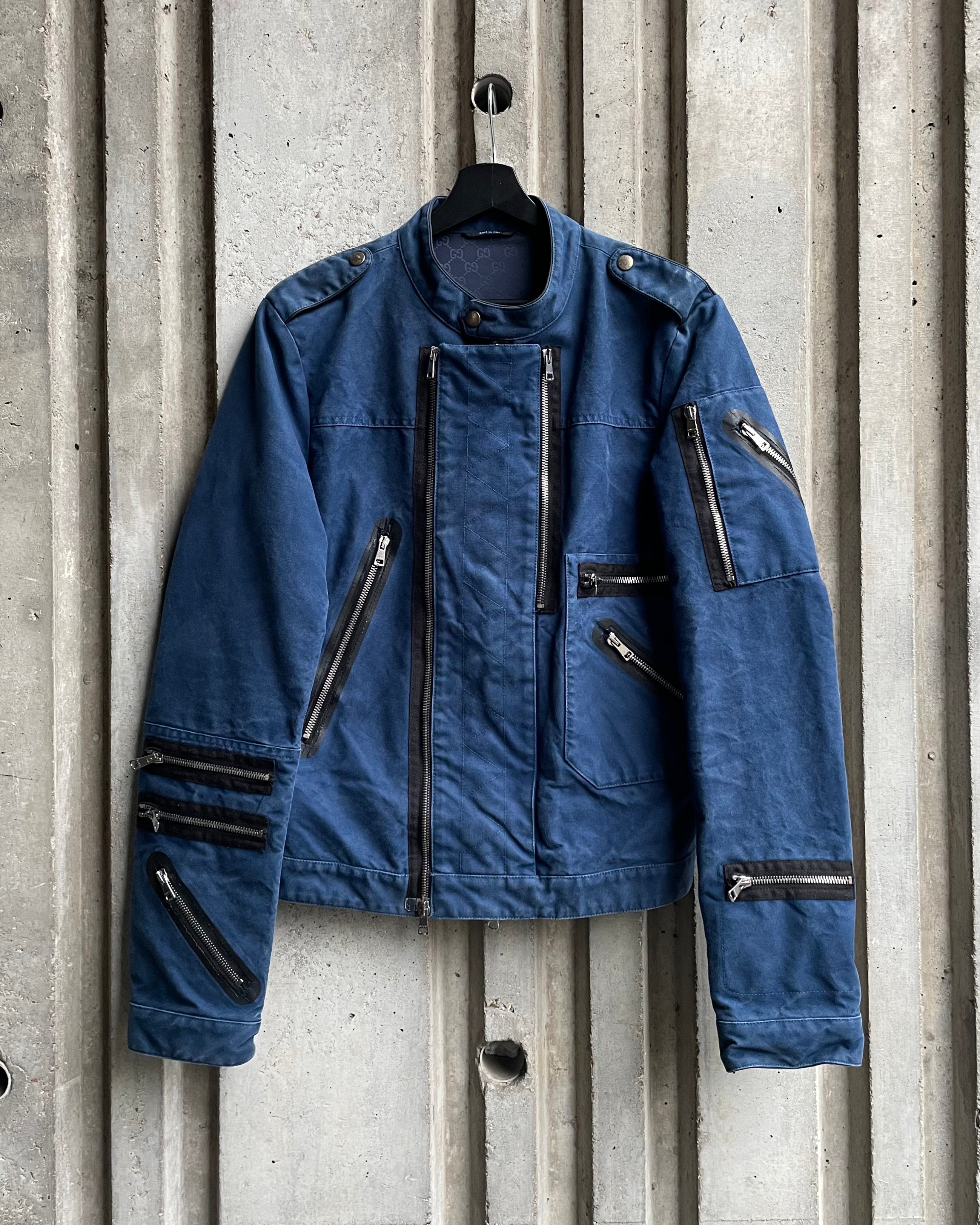 SS2009 Gucci multi-zip jacket by Frida Giannini (S)