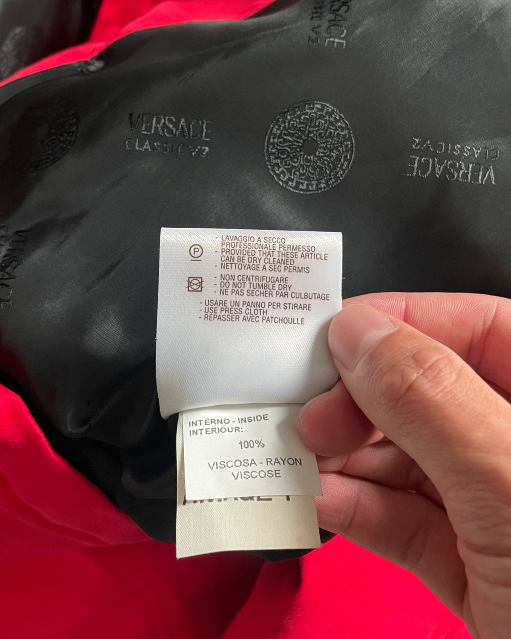 00s Versace Tailored Bold Red Jacket (S)