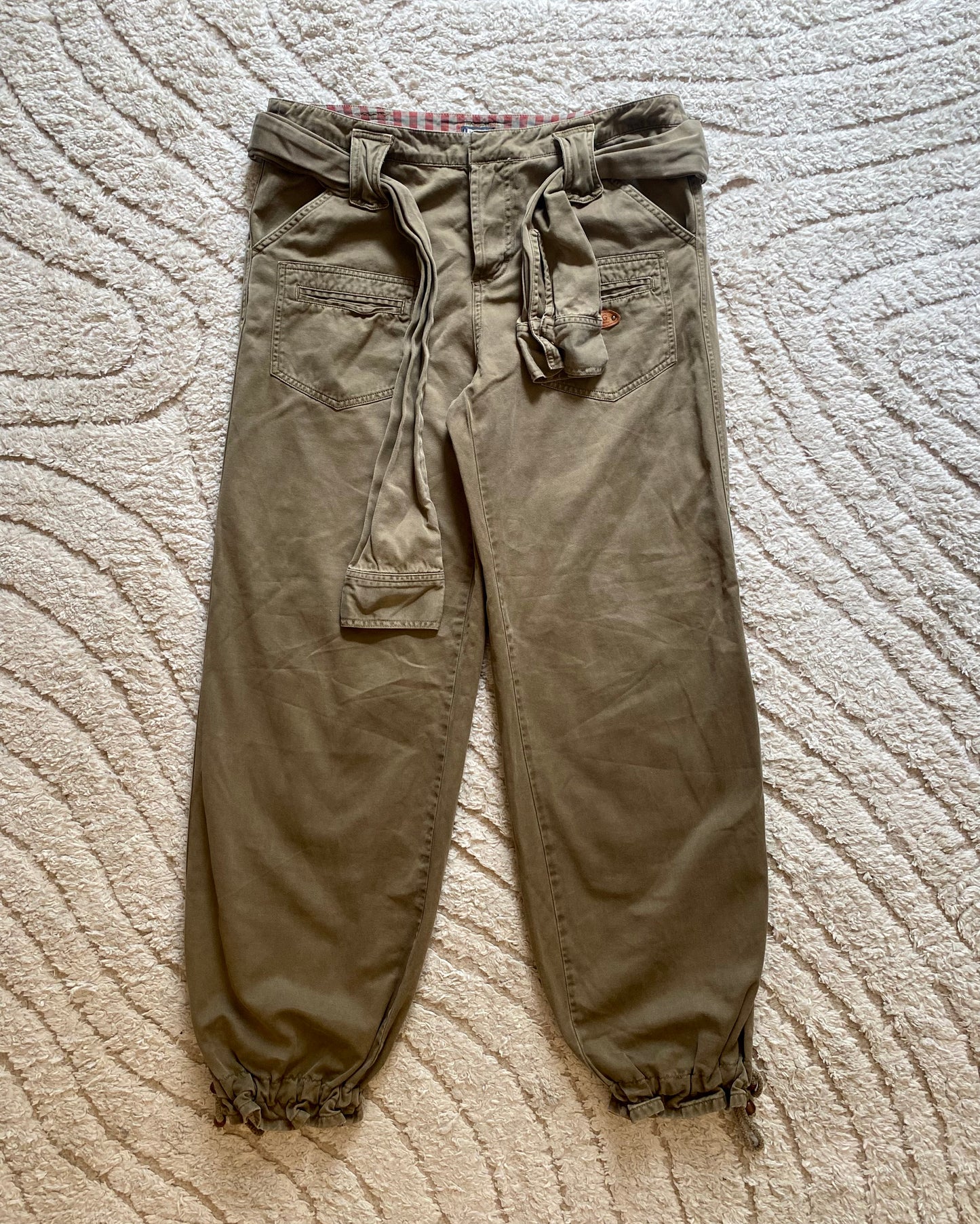 2004 Dolce & Gabbana Sleeve Belt Pants (M)