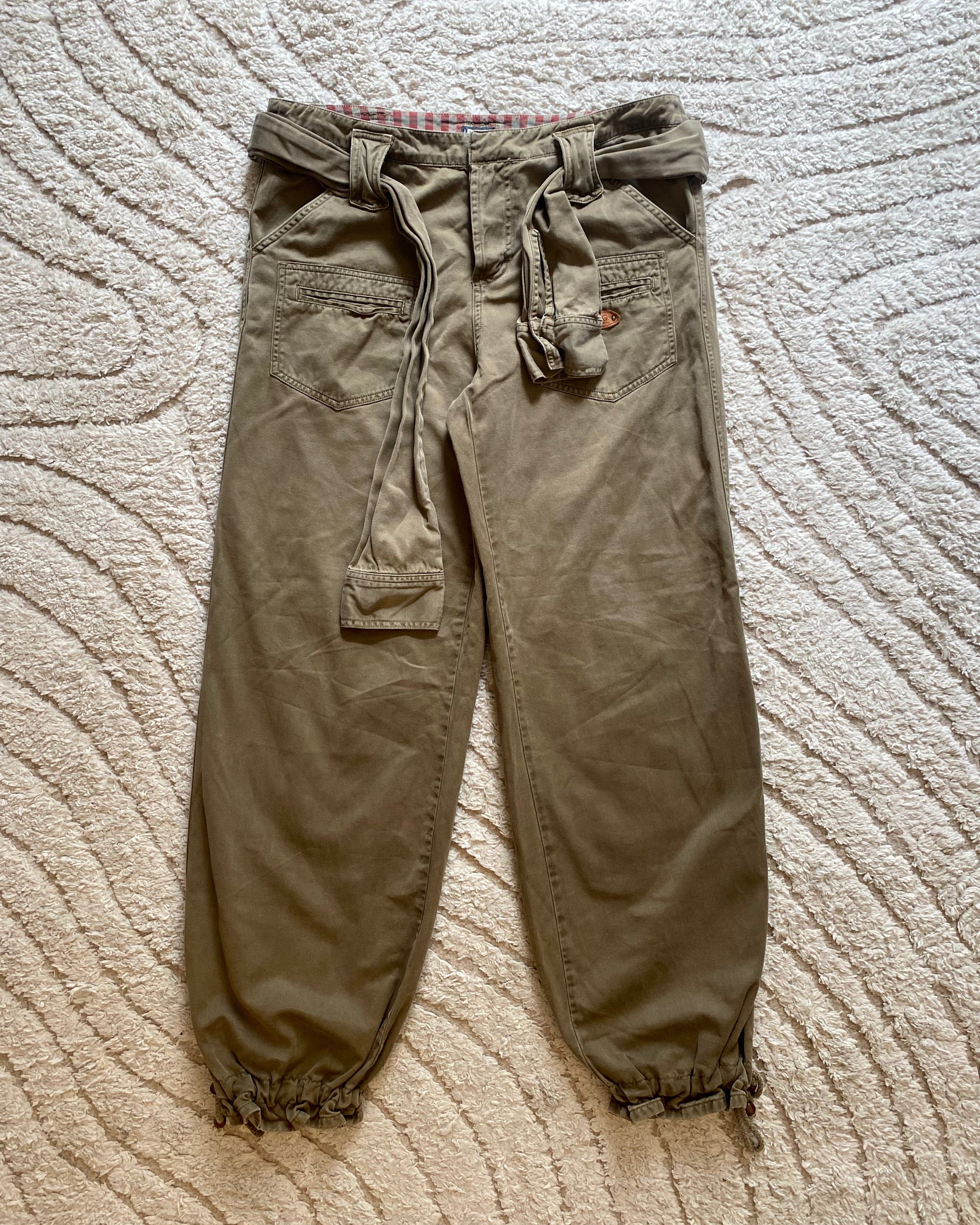 2004 Dolce & Gabbana Sleeve Belt Pants