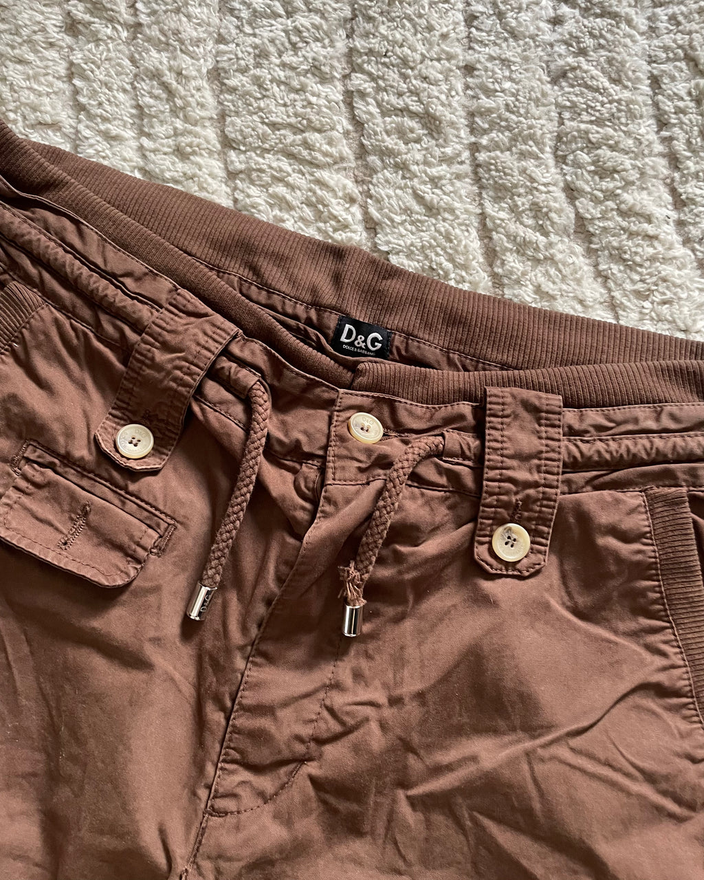 00年代 ドルチェ＆ガッバーナ ミリタリー カーゴ ショート (L)