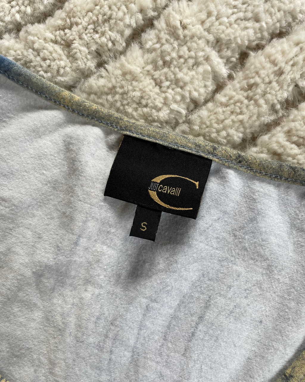 ロベルト カヴァリ クロコダイル ハルシネーション トップ (XS)