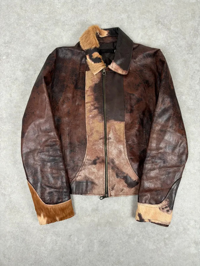 Imperial Brown Leather Jacket  vPwNZOJ 2