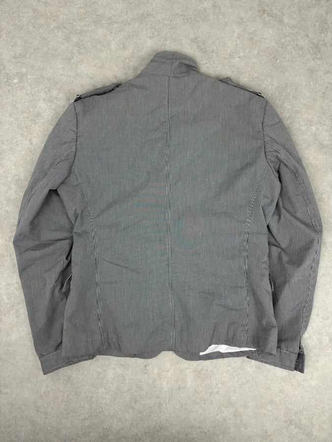 Imperial Grey Napoleon Officer Blazer Jacket iKEVciq 4