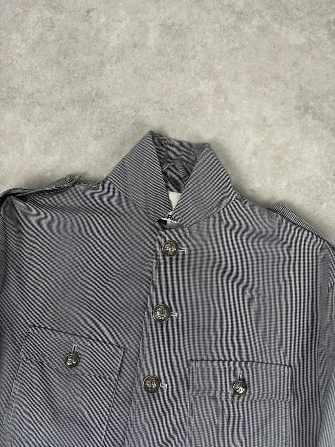 Imperial Grey Napoleon Officer Blazer Jacket iKEVciq 3
