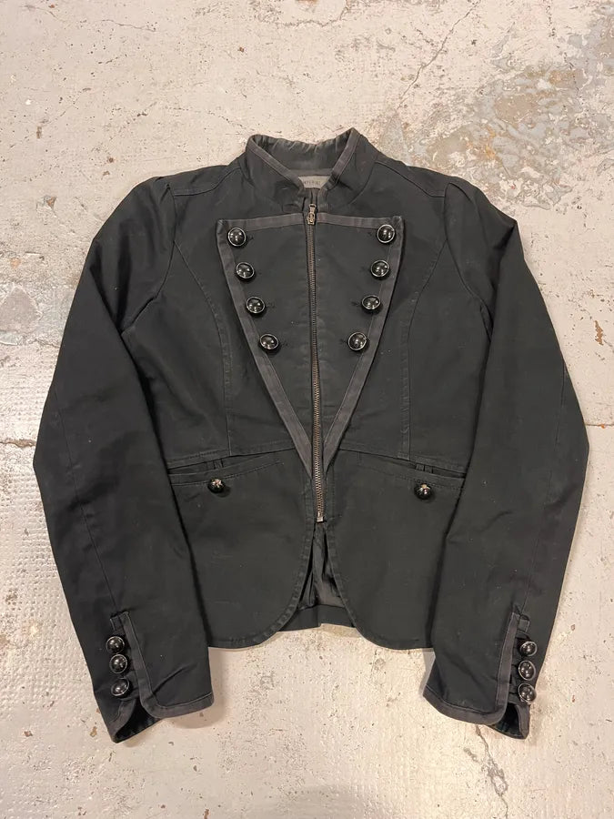 Imperial Napoleon Officer Buttoned Black Jacket SZzGwdS 3