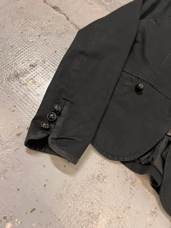 Imperial Napoleon Officer Buttoned Black Jacket SZzGwdS 5