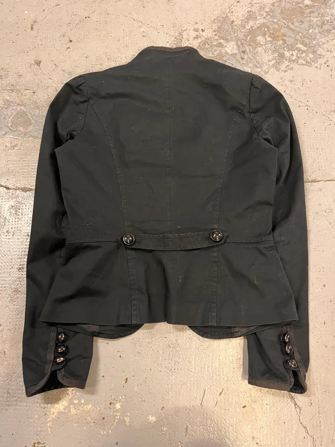 Imperial Napoleon Officer Buttoned Black Jacket SZzGwdS 6