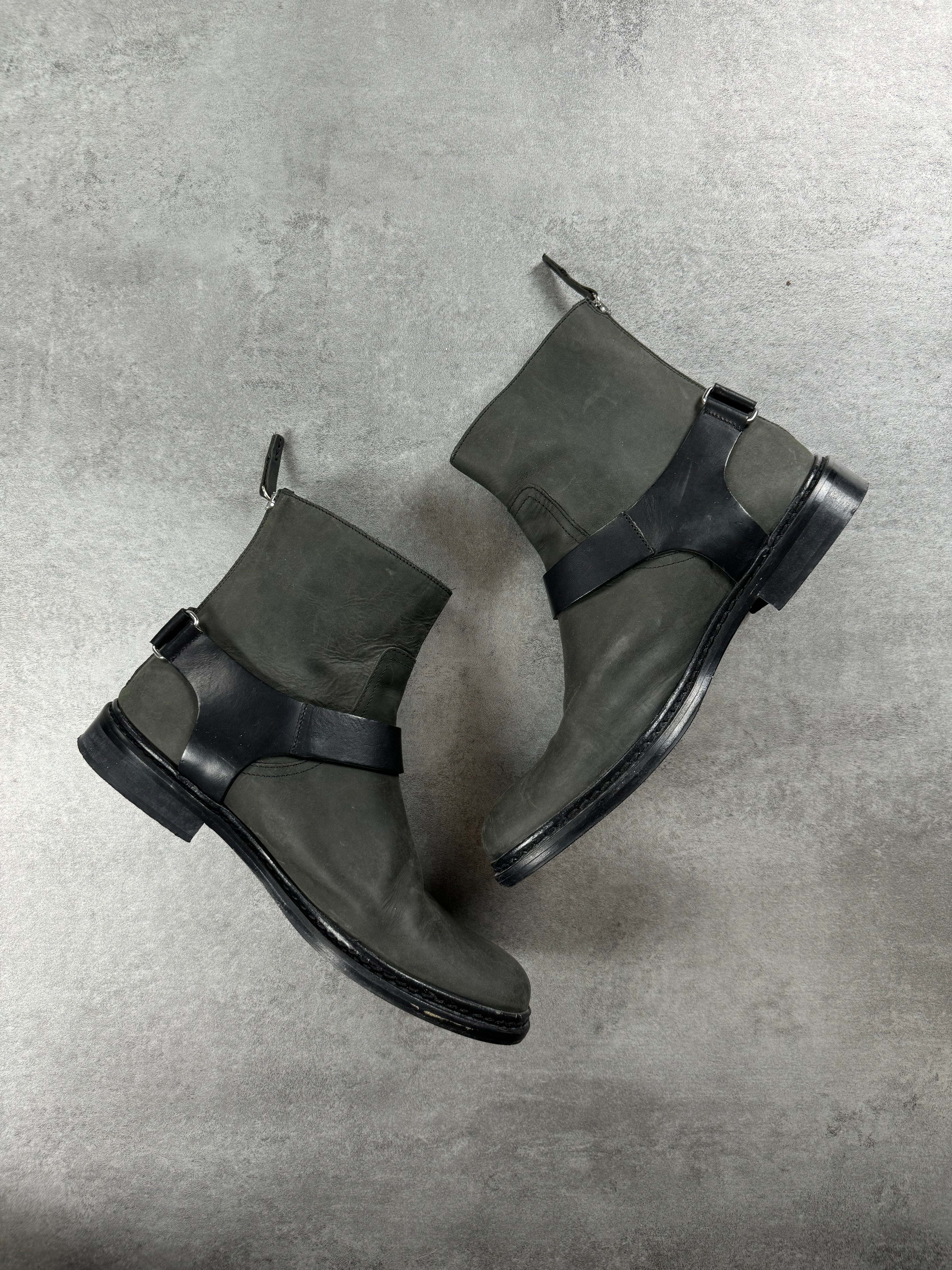 AW2011 Cavalli Cow Boy Leather Boots  (42) - 3