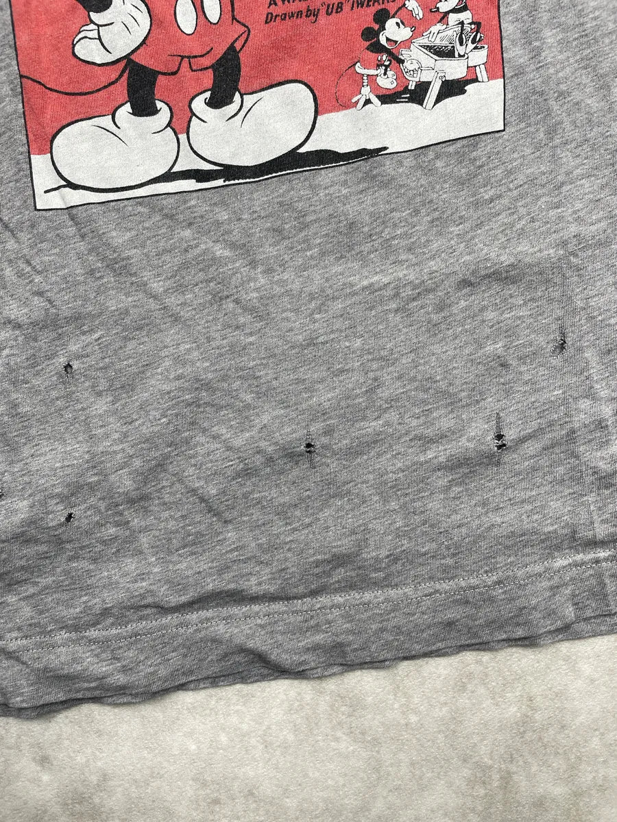 AW2011 Dolce & Gabbana Grey Mickey Mouse Wild Waves T-Shirt ipRtjtiC 8