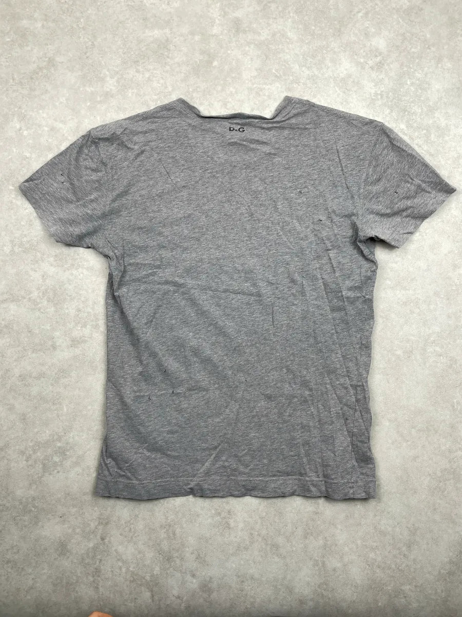 AW2011 Dolce & Gabbana Grey Mickey Mouse Wild Waves T-Shirt ipRtjtiC 4