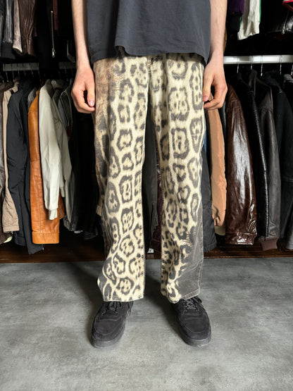 2000s Roberto Cavalli Jaguar Magma Exploration Pants (M) - 2