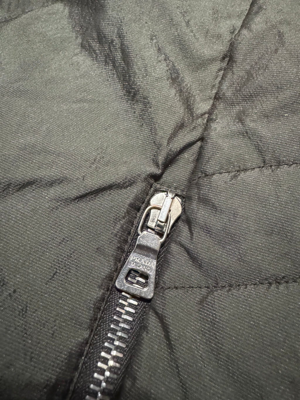 2000s Prada Green Nylon Linea Rossa Biker Jacket (M/L) - 13