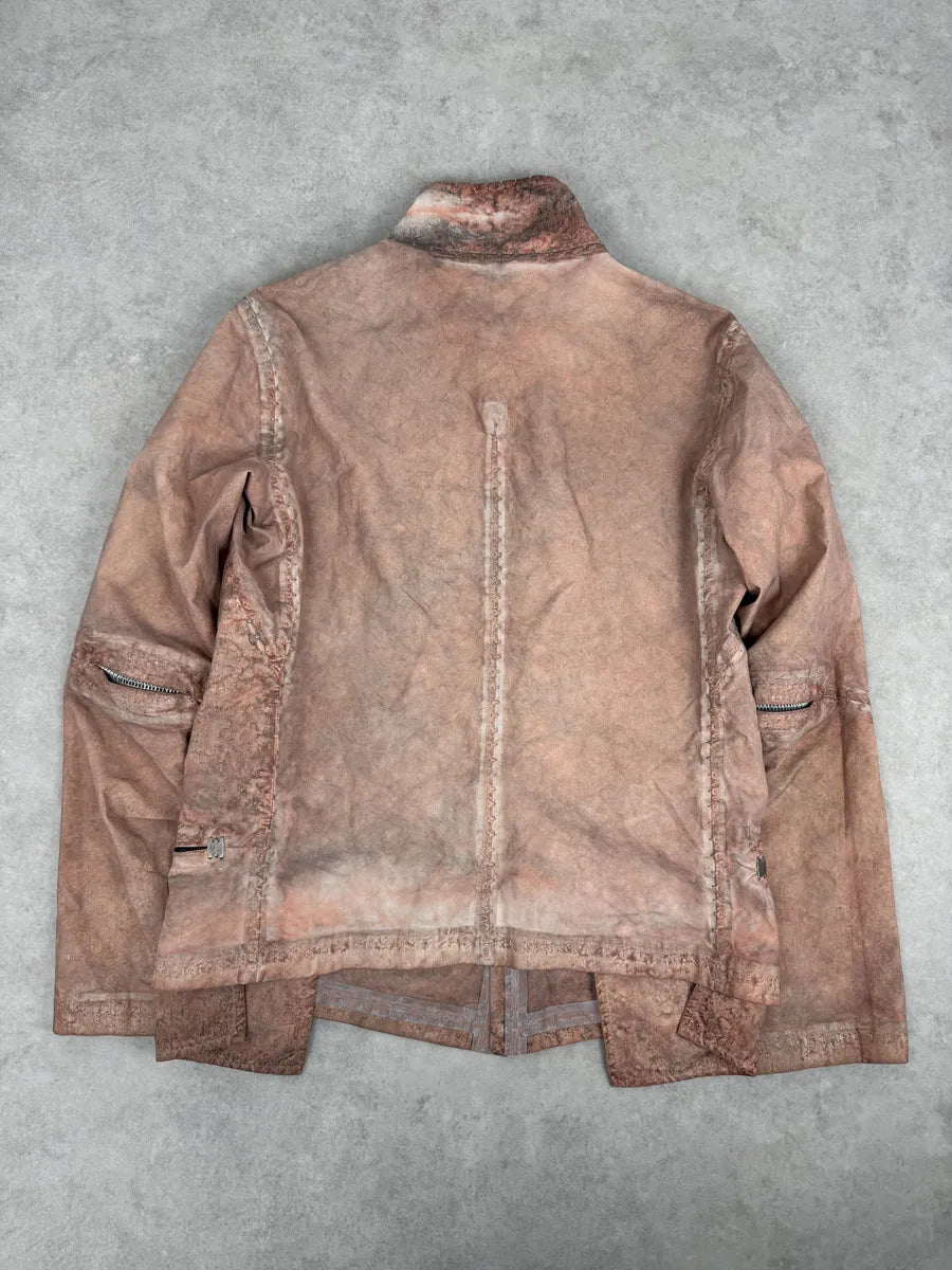 Isaac Sellam Avant-Garde Rouille Asymmetrical Leather Jacket RMifRAt 13