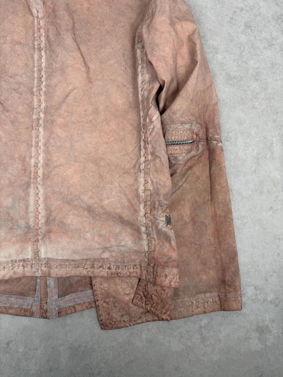 Isaac Sellam Avant-Garde Rouille Asymmetrical Leather Jacket RMifRAt 15