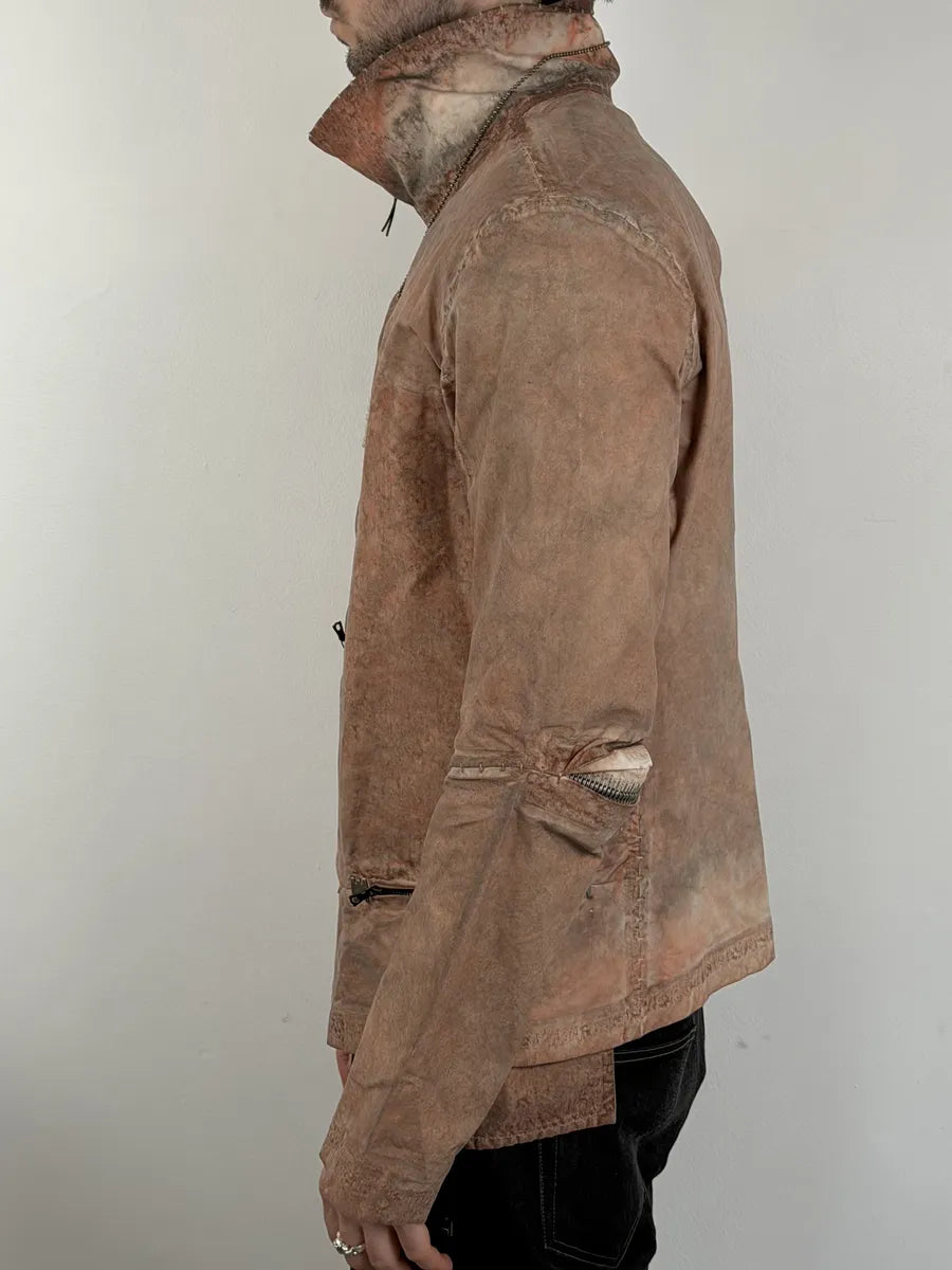 Isaac Sellam Avant-Garde Rouille Asymmetrical Leather Jacket RMifRAt 3