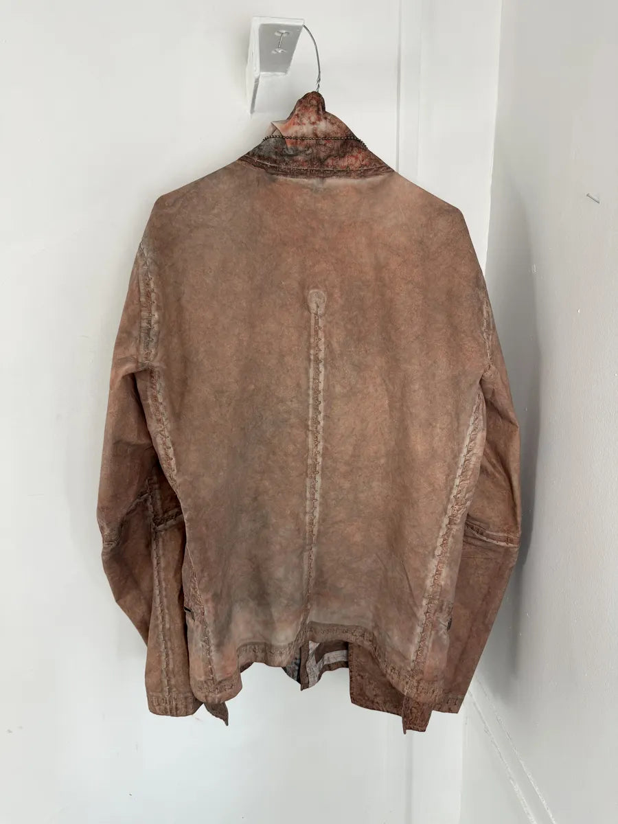 Isaac Sellam Avant-Garde Rouille Asymmetrical Leather Jacket RMifRAt 6