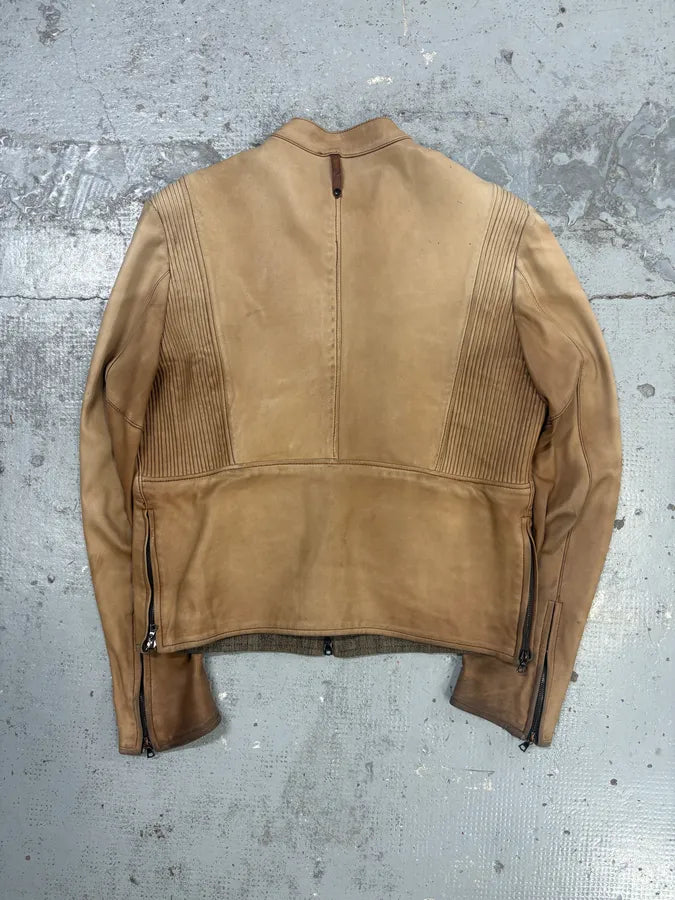 Isaac Sellam Beige Avant-Garde Lamb Leather Jacket llCmxdm 4